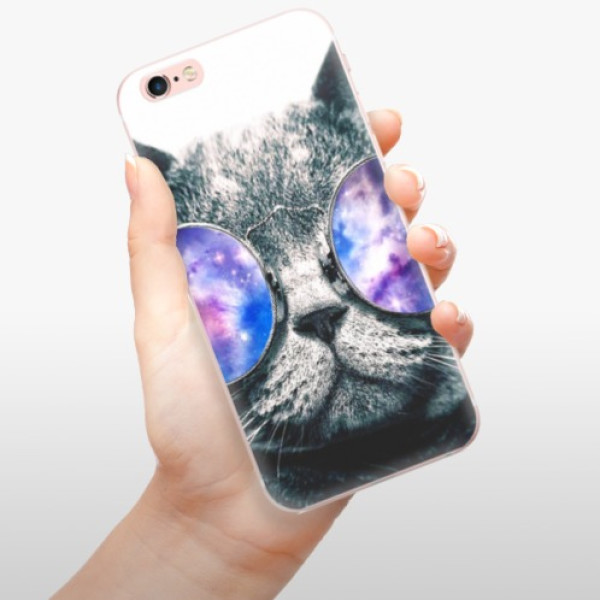Odolné silikónové puzdro iSaprio - Galaxy Cat - iPhone 6 Plus/6S Plus