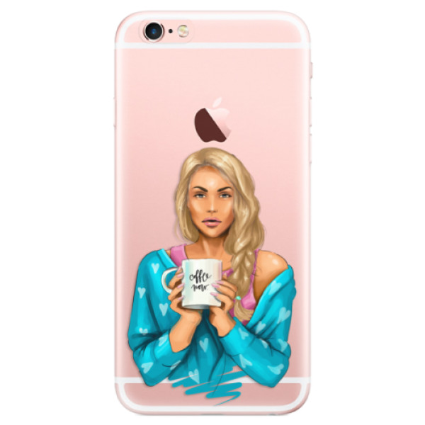 Odolné silikónové puzdro iSaprio - Coffe Now - Blond - iPhone 6 Plus/6S Plus