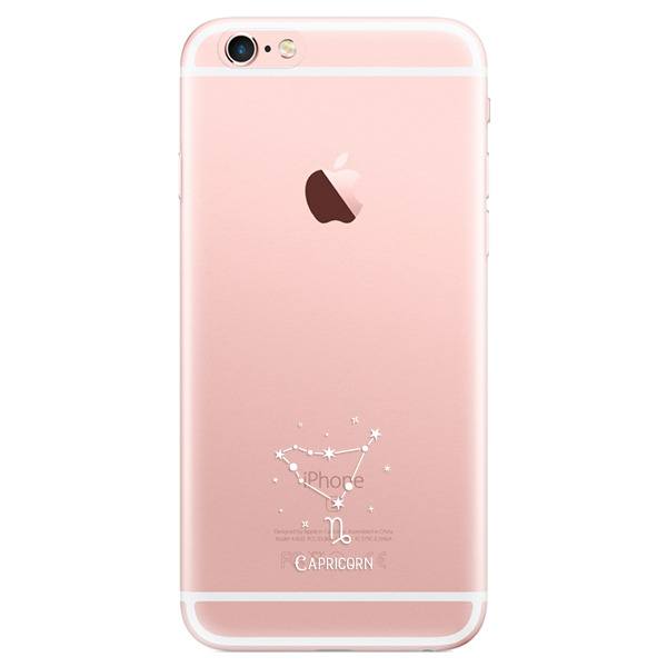 Odolné silikónové puzdro iSaprio - čiré - Kozoroh - iPhone 6 Plus/6S Plus