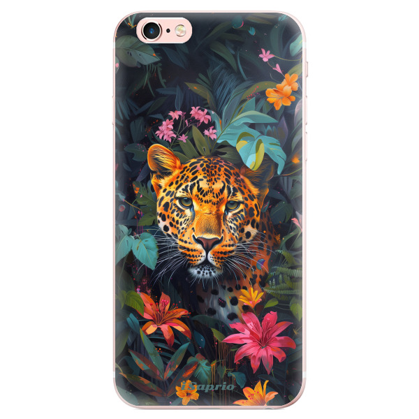 Odolné silikónové puzdro iSaprio - Flower Jaguar - iPhone 6 Plus/6S Plus