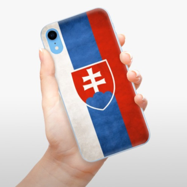 Odolné silikónové puzdro iSaprio - Slovakia Flag - iPhone XR