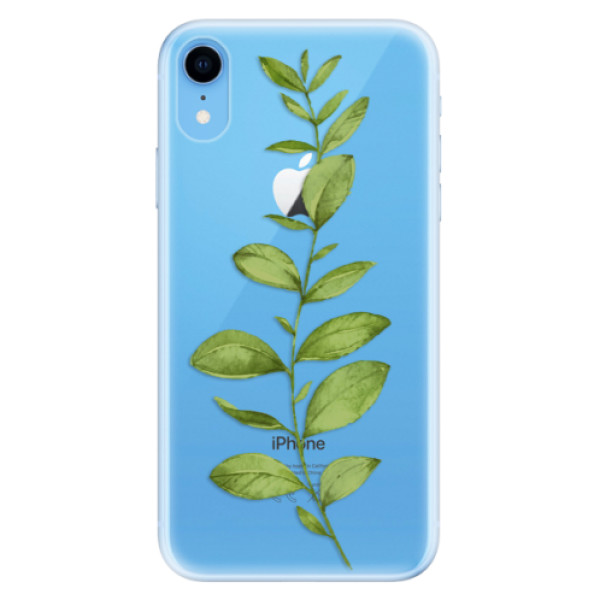 Odolné silikónové puzdro iSaprio - Green Plant 01 - iPhone XR