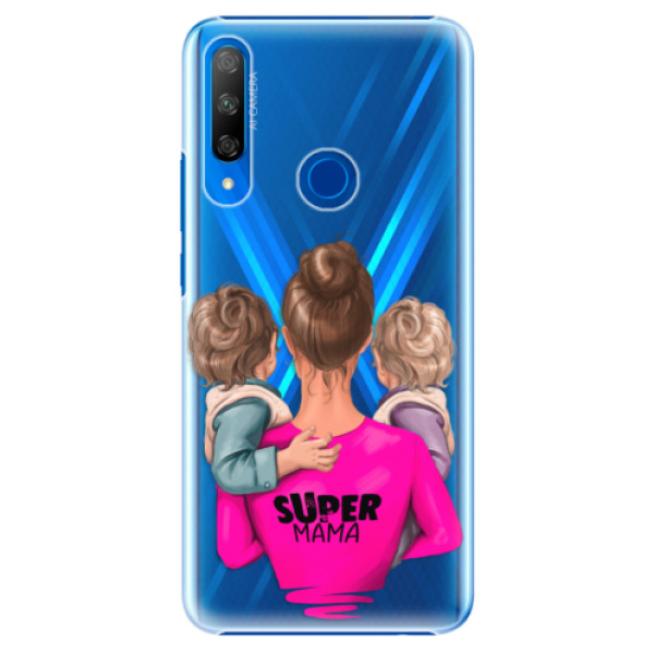 Plastové puzdro iSaprio - Super Mama - Two Boys - Huawei Honor 9X