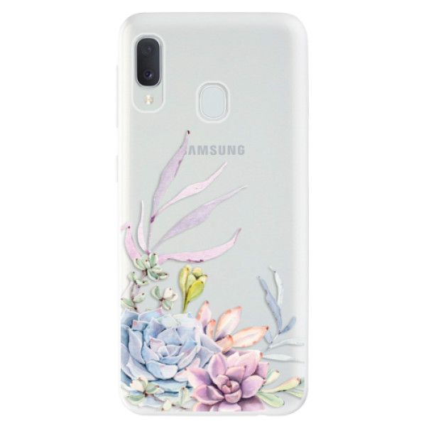 Odolné silikónové puzdro iSaprio - Succulent 01 - Samsung Galaxy A20e