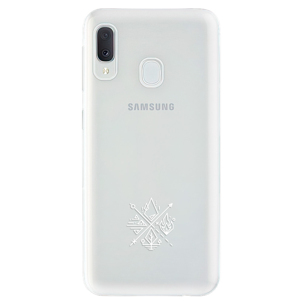 Odolné silikónové puzdro iSaprio - čiré - Elements - Samsung Galaxy A20e