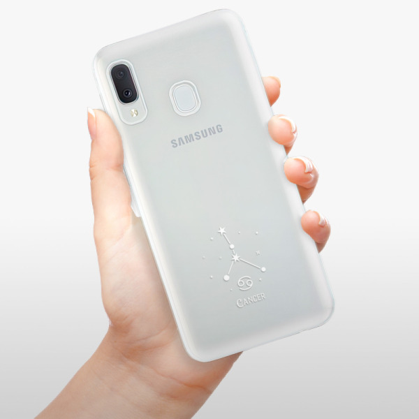 Odolné silikónové puzdro iSaprio - čiré - Rak - Samsung Galaxy A20e