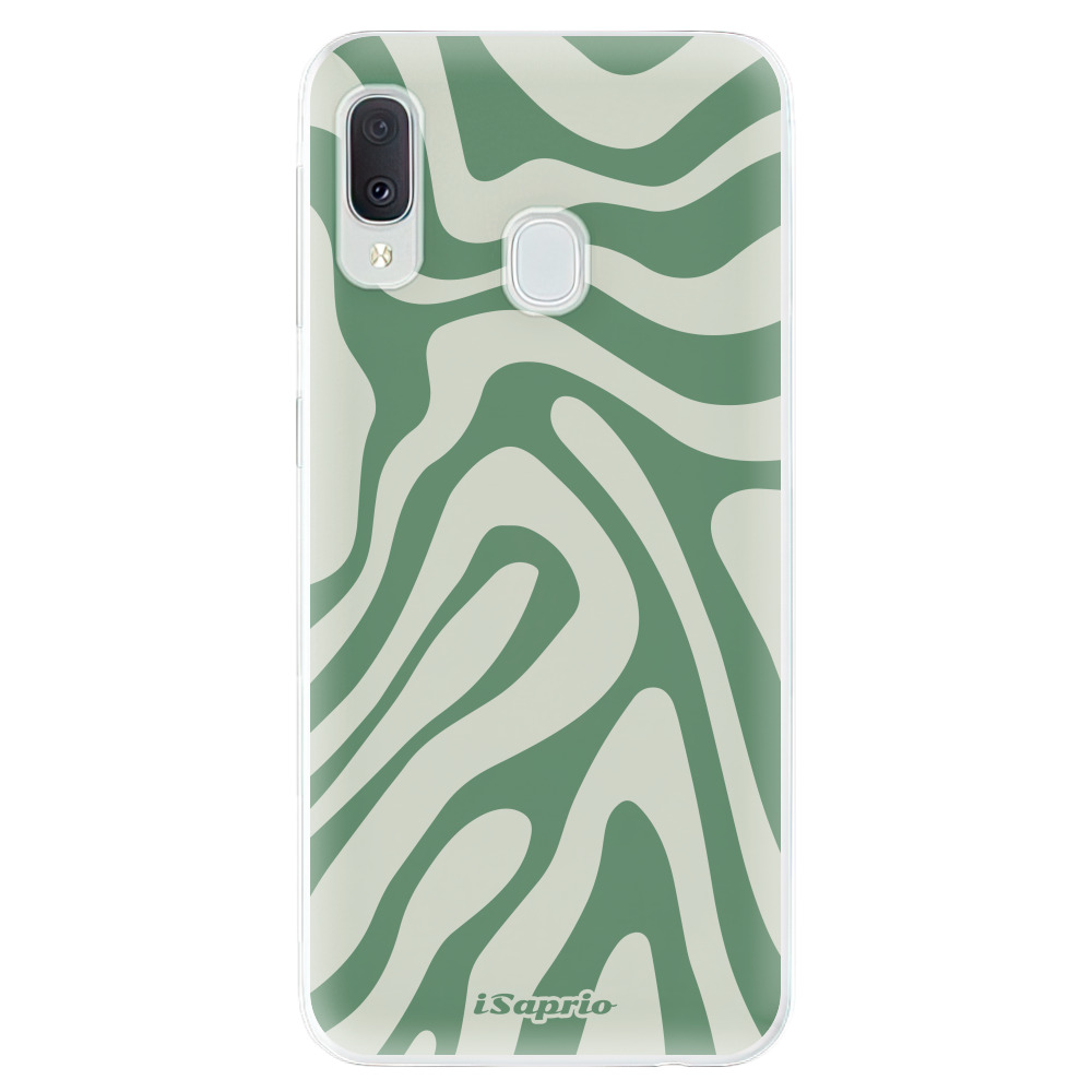 Odolné silikónové puzdro iSaprio - Zebra Green - Samsung Galaxy A20e