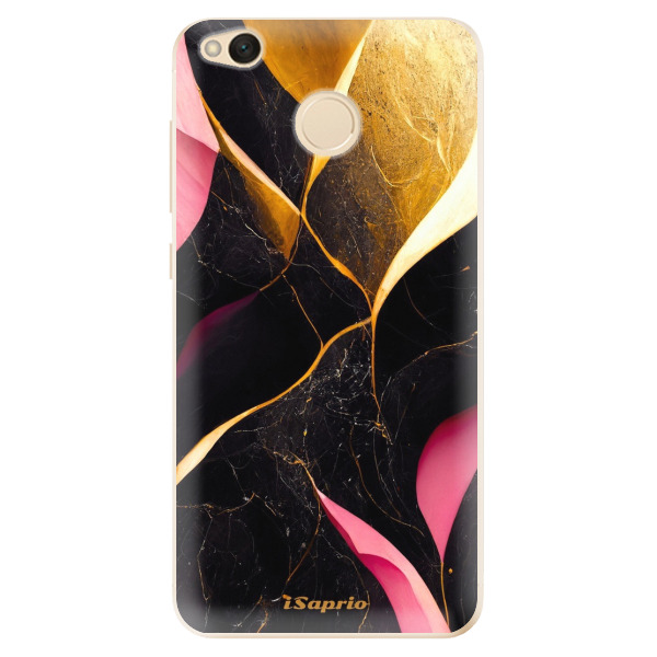 Odolné silikónové puzdro iSaprio - Gold Pink Marble - Xiaomi Redmi 4X