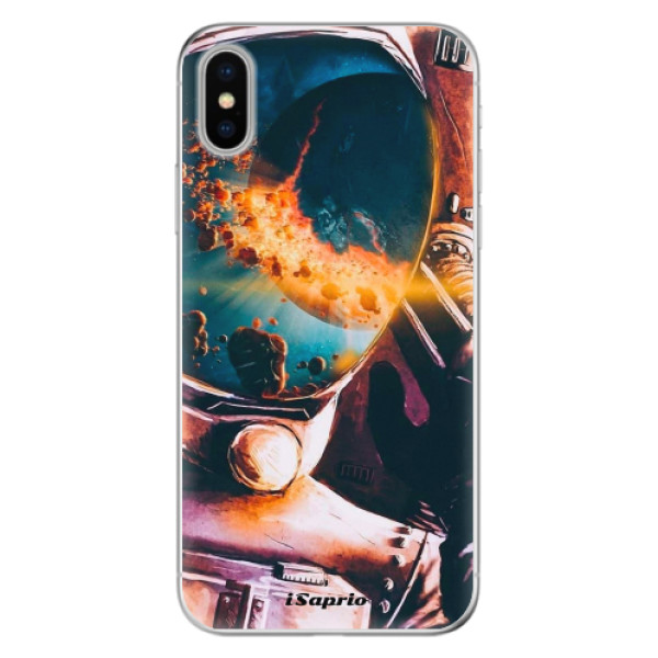 Odolné silikónové puzdro iSaprio - Astronaut 01 - iPhone X