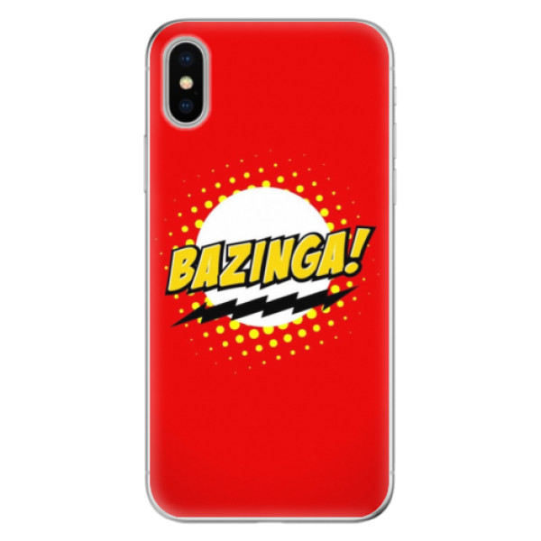 Odolné silikónové puzdro iSaprio - Bazinga 01 - iPhone X