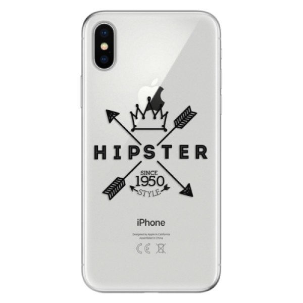 Odolné silikónové puzdro iSaprio - Hipster Style 02 - iPhone X