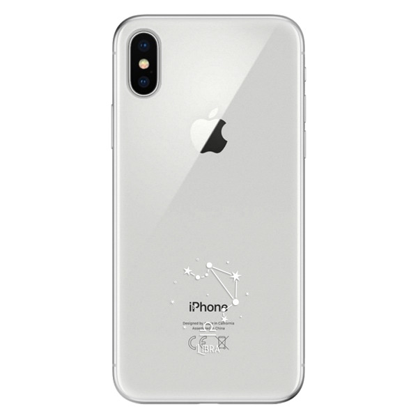 Odolné silikónové puzdro iSaprio - čiré - Váhy - iPhone X