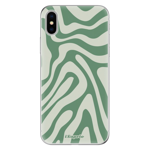 Odolné silikónové puzdro iSaprio - Zebra Green - iPhone X