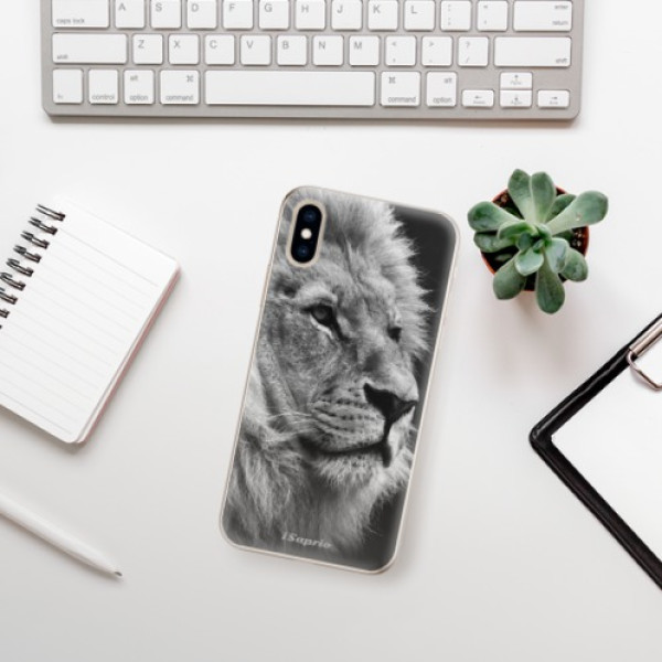 Odolné silikónové puzdro iSaprio - Lion 10 - iPhone XS