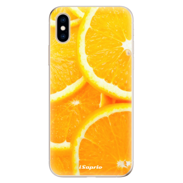 Odolné silikónové puzdro iSaprio - Orange 10 - iPhone XS