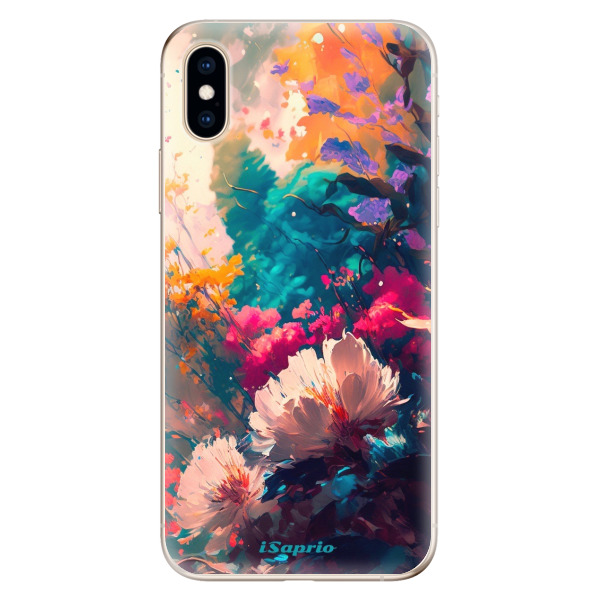 Odolné silikónové puzdro iSaprio - Flower Design - iPhone XS