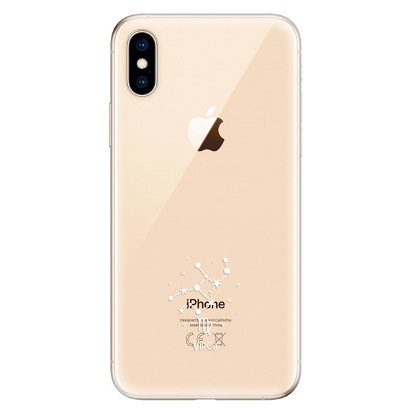 Odolné silikónové puzdro iSaprio - čiré - Panna - iPhone XS