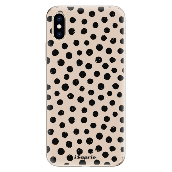 Odolné silikónové puzdro iSaprio - Dotted - iPhone XS