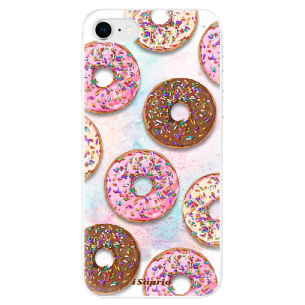 Odolné silikónové puzdro iSaprio - Donuts 11 - iPhone SE 2020
