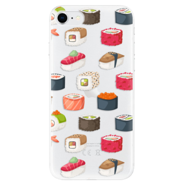 Odolné silikónové puzdro iSaprio - Sushi Pattern - iPhone SE 2020