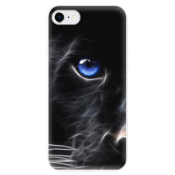 Odolné silikónové puzdro iSaprio - Black Puma - iPhone SE 2020