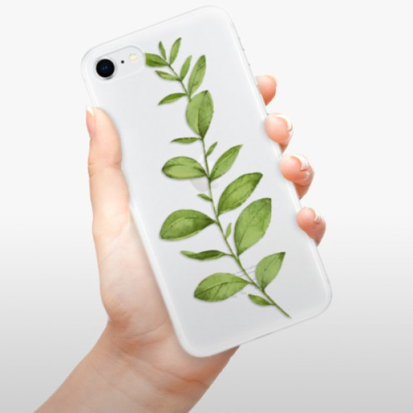 Odolné silikónové puzdro iSaprio - Green Plant 01 - iPhone SE 2020