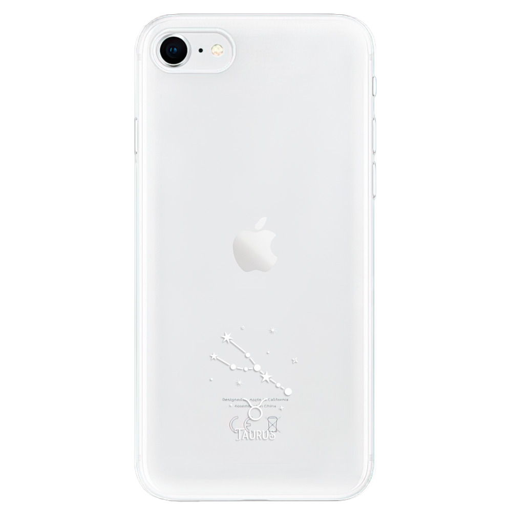 Odolné silikónové puzdro iSaprio - čiré - Býk - iPhone SE 2020
