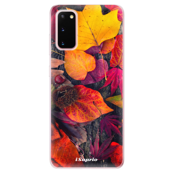 Odolné silikónové puzdro iSaprio - Autumn Leaves 03 - Samsung Galaxy S20