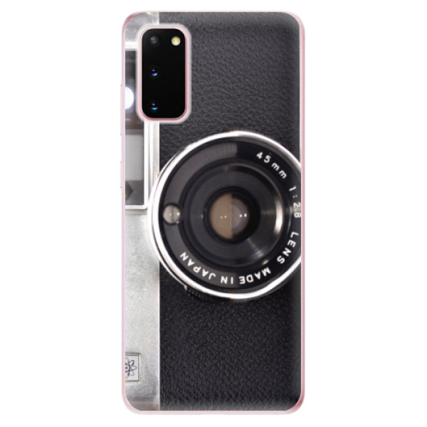 Odolné silikónové puzdro iSaprio - Vintage Camera 01 - Samsung Galaxy S20
