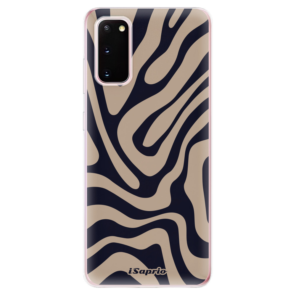 Odolné silikónové puzdro iSaprio - Zebra Black - Samsung Galaxy S20