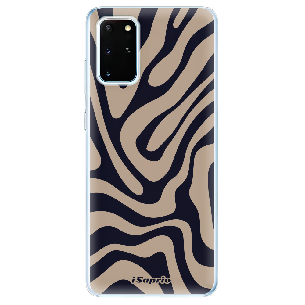 Odolné silikónové puzdro iSaprio - Zebra Black - Samsung Galaxy S20+