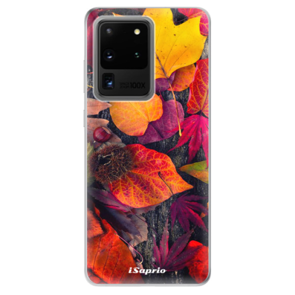 Odolné silikónové puzdro iSaprio - Autumn Leaves 03 - Samsung Galaxy S20 Ultra