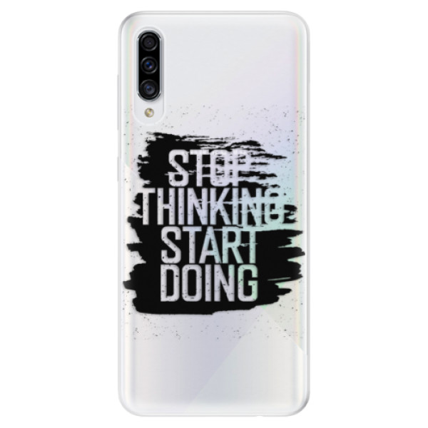 Odolné silikónové puzdro iSaprio - Start Doing - black - Samsung Galaxy A30s