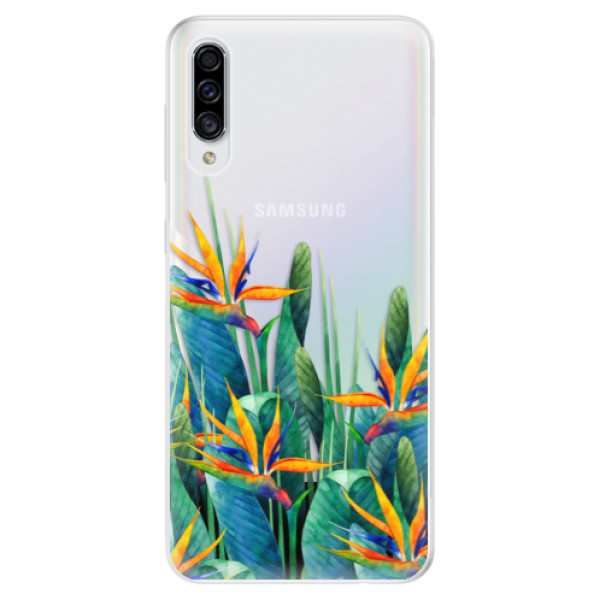 Odolné silikónové puzdro iSaprio - Exotic Flowers - Samsung Galaxy A30s