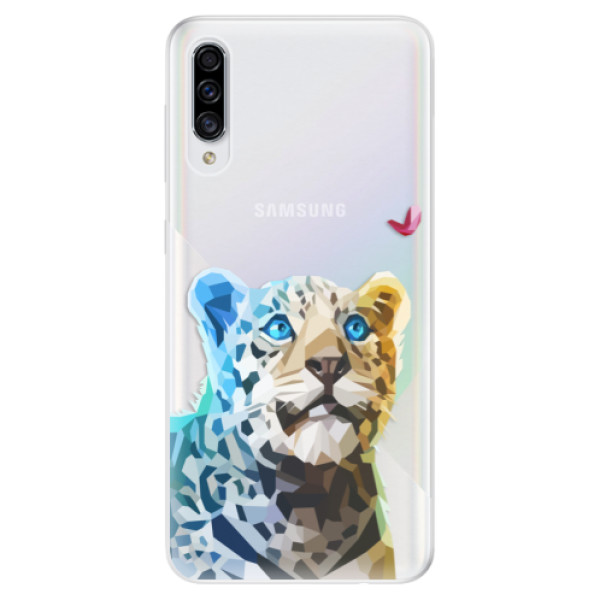 Odolné silikónové puzdro iSaprio - Leopard With Butterfly - Samsung Galaxy A30s