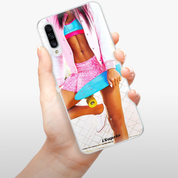 Odolné silikónové puzdro iSaprio - Skate girl 01 - Samsung Galaxy A30s