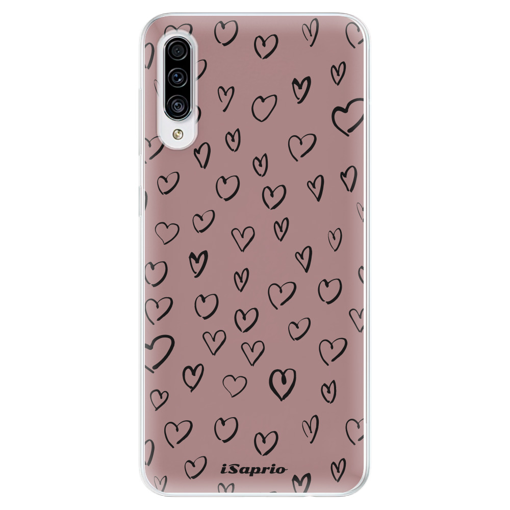 Odolné silikónové puzdro iSaprio - Heart Dark - Samsung Galaxy A30s