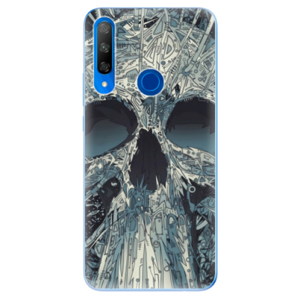 Odolné silikónové puzdro iSaprio - Abstract Skull - Huawei Honor 9X