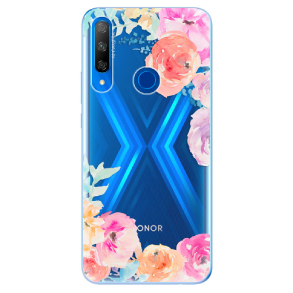 Odolné silikónové puzdro iSaprio - Flower Brush - Huawei Honor 9X