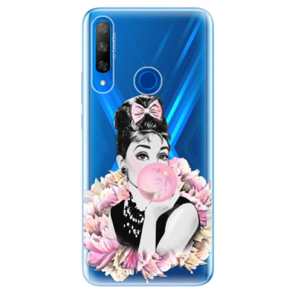 Odolné silikónové puzdro iSaprio - Pink Bubble - Huawei Honor 9X