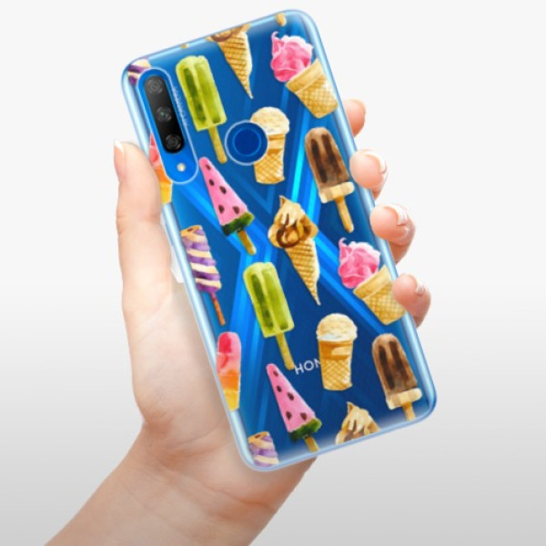 Odolné silikónové puzdro iSaprio - Ice Cream - Huawei Honor 9X