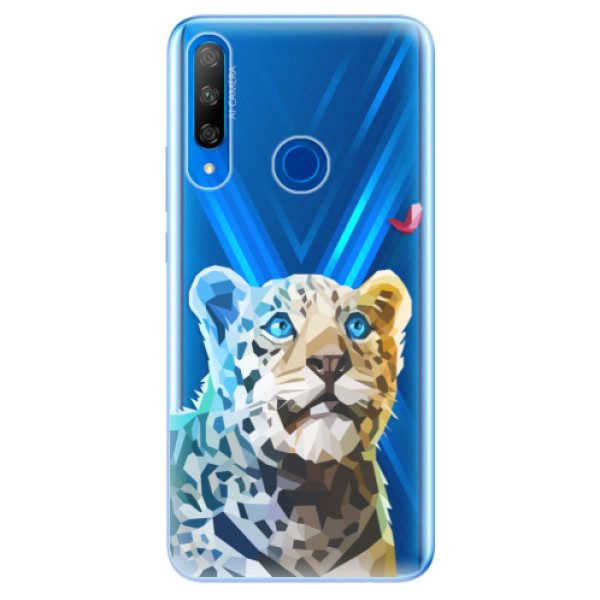 Odolné silikónové puzdro iSaprio - Leopard With Butterfly - Huawei Honor 9X