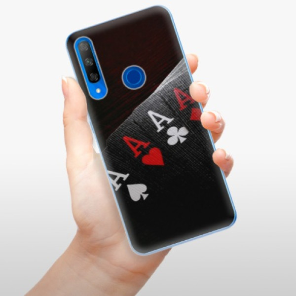 Odolné silikónové puzdro iSaprio - Poker - Huawei Honor 9X