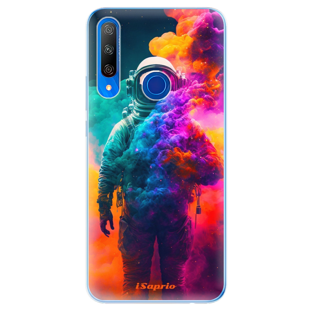 Odolné silikónové puzdro iSaprio - Astronaut in Colors - Huawei Honor 9X