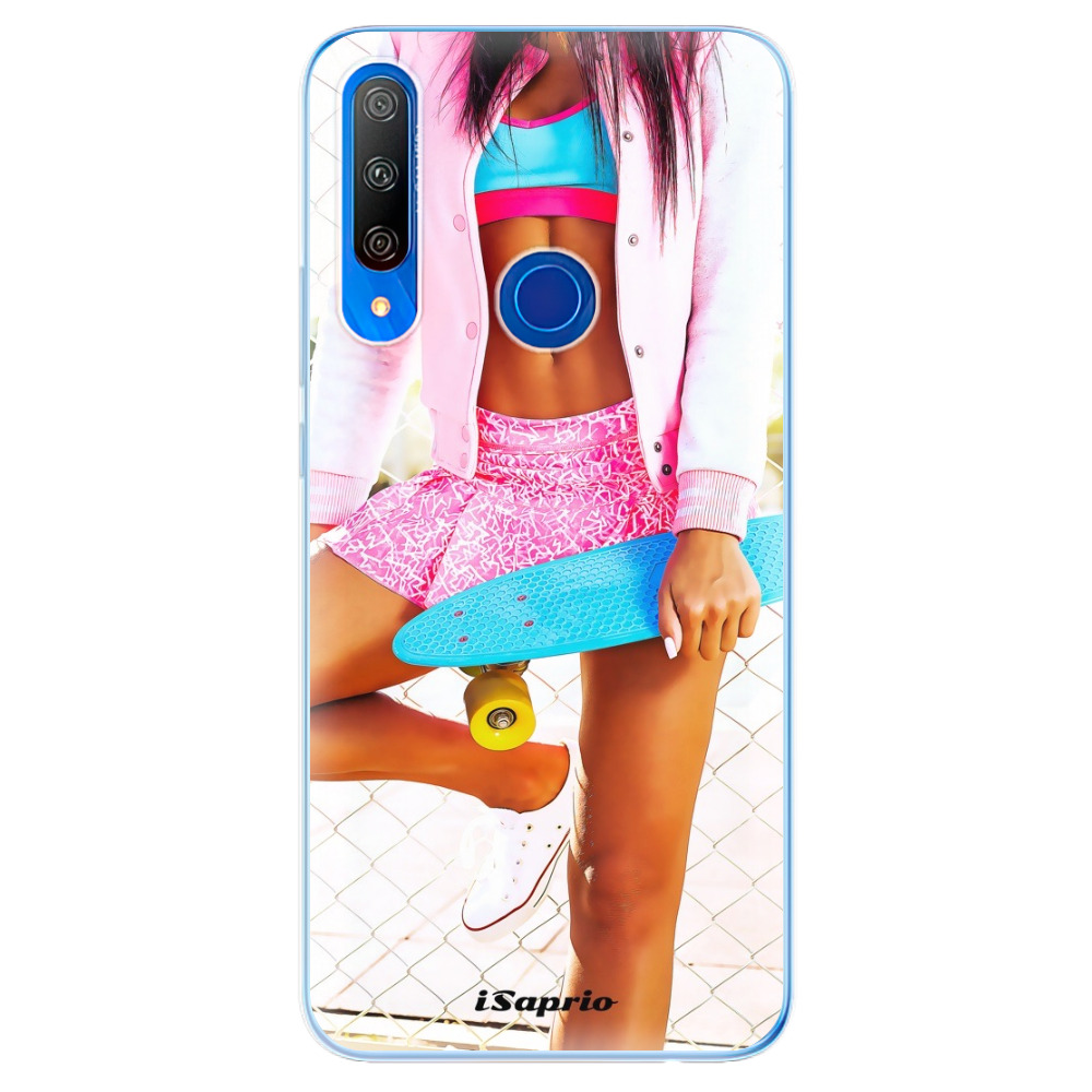 Odolné silikónové puzdro iSaprio - Skate girl 01 - Huawei Honor 9X