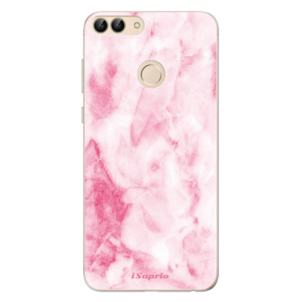 Odolné silikónové puzdro iSaprio - RoseMarble 16 - Huawei P Smart