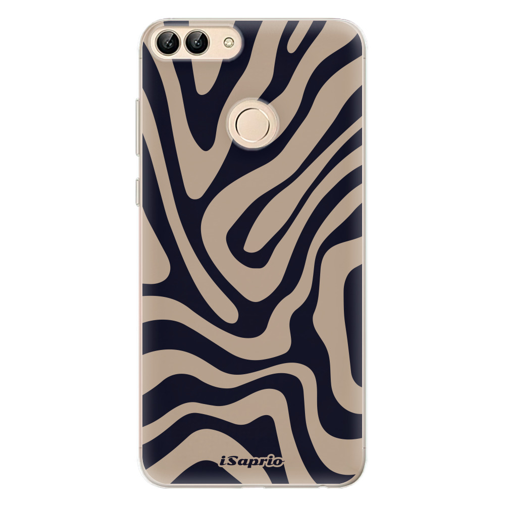 Odolné silikónové puzdro iSaprio - Zebra Black - Huawei P Smart