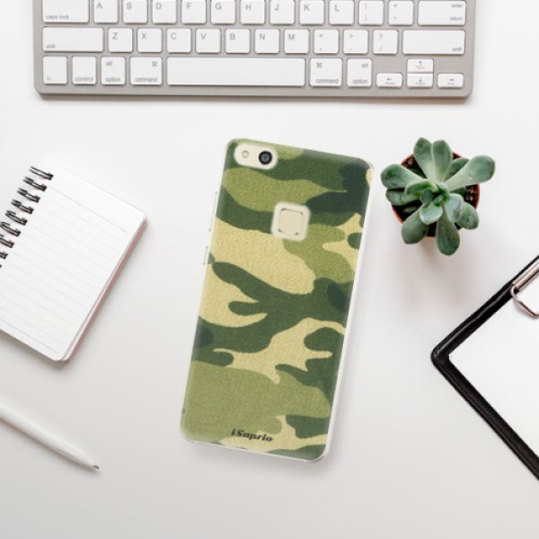 Odolné silikónové puzdro iSaprio - Green Camuflage 01 - Huawei P10 Lite