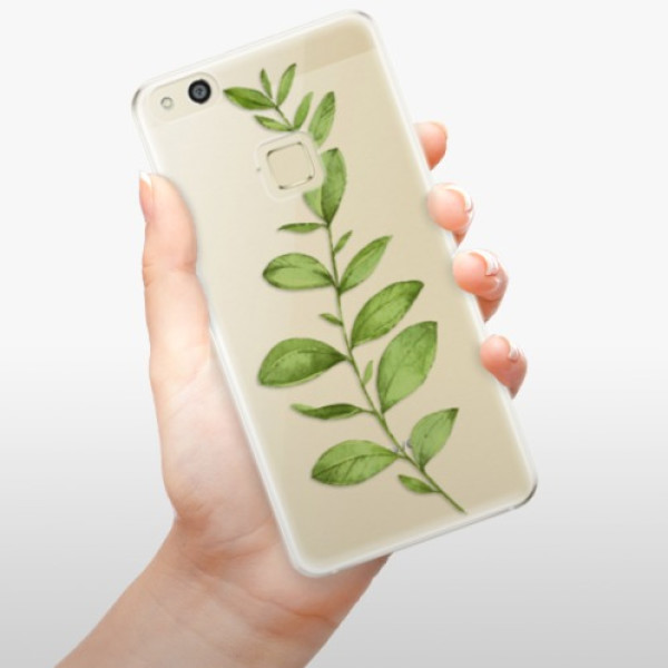 Odolné silikónové puzdro iSaprio - Green Plant 01 - Huawei P10 Lite