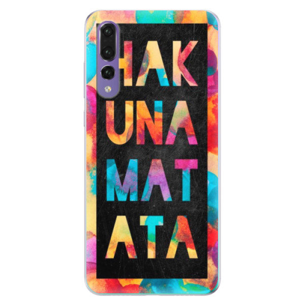 Odolné silikónové puzdro iSaprio - Hakuna Matata 01 - Huawei P20 Pro